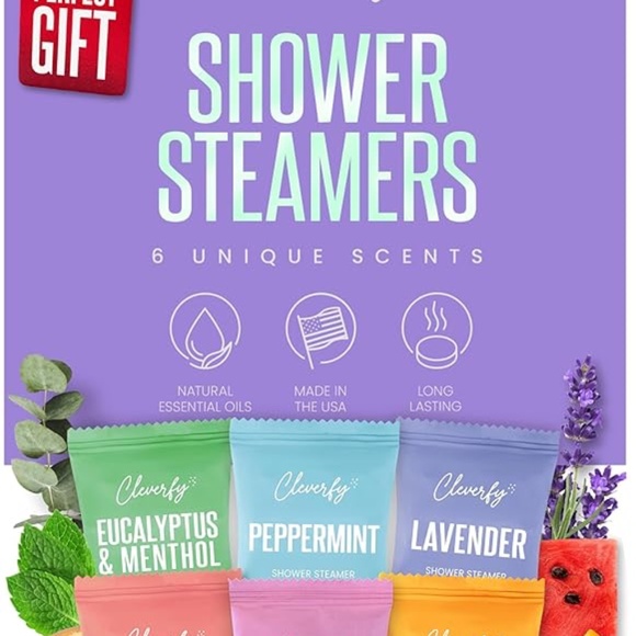 Shower Steamers Aromatherapy Gift Set - 6 Tablets - Picture 1 of 7